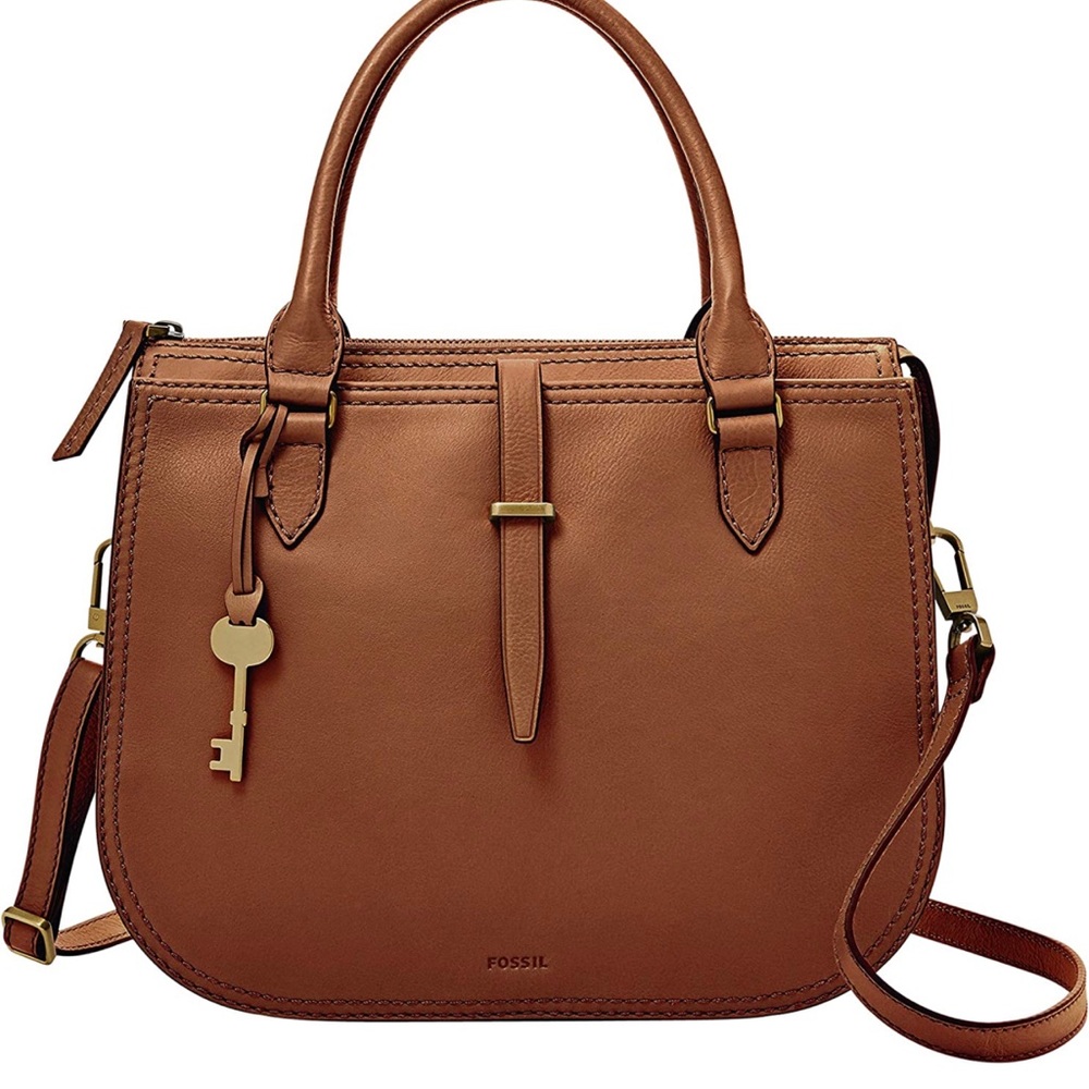 Fossil Women's Ryder Leather Satchel Purse Handbag